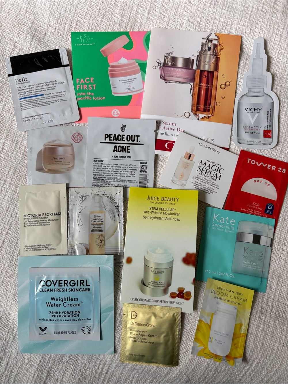 ⭐️ 5 for $20 - Set of 15 New Skincare Sample Packets